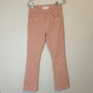 MOTHER The Inside Hover Jeans in Peach Parfait Size 27